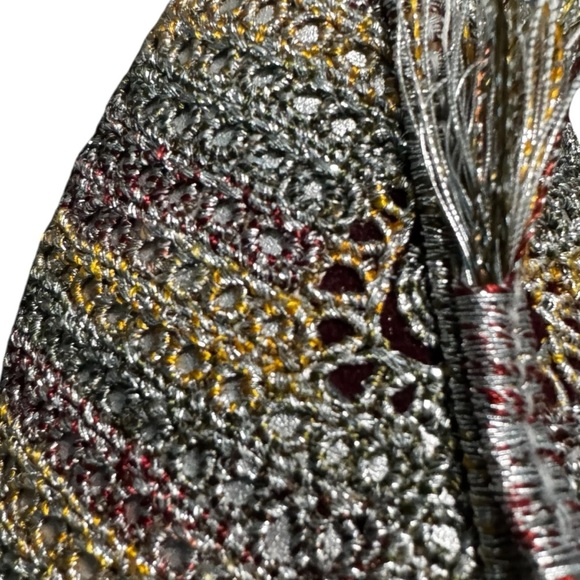 Women's Silver Wedding Bridal Khussa Indian Wedding Jutti Punjabi Flats - Picture 6 of 8